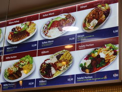 Inexpensive food in Berlin, kebab meals